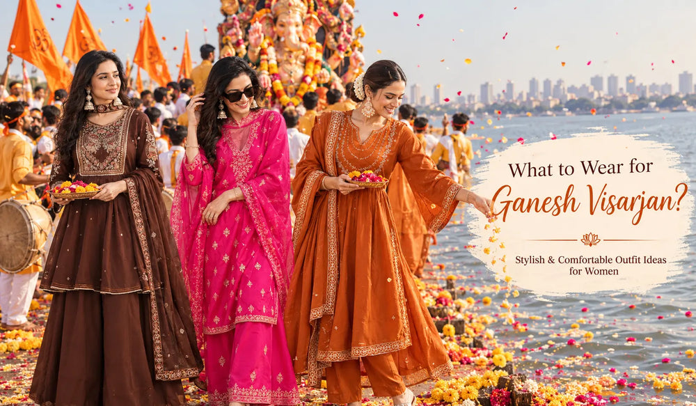 Ganesh Visarjan Outfit Ideas for Women