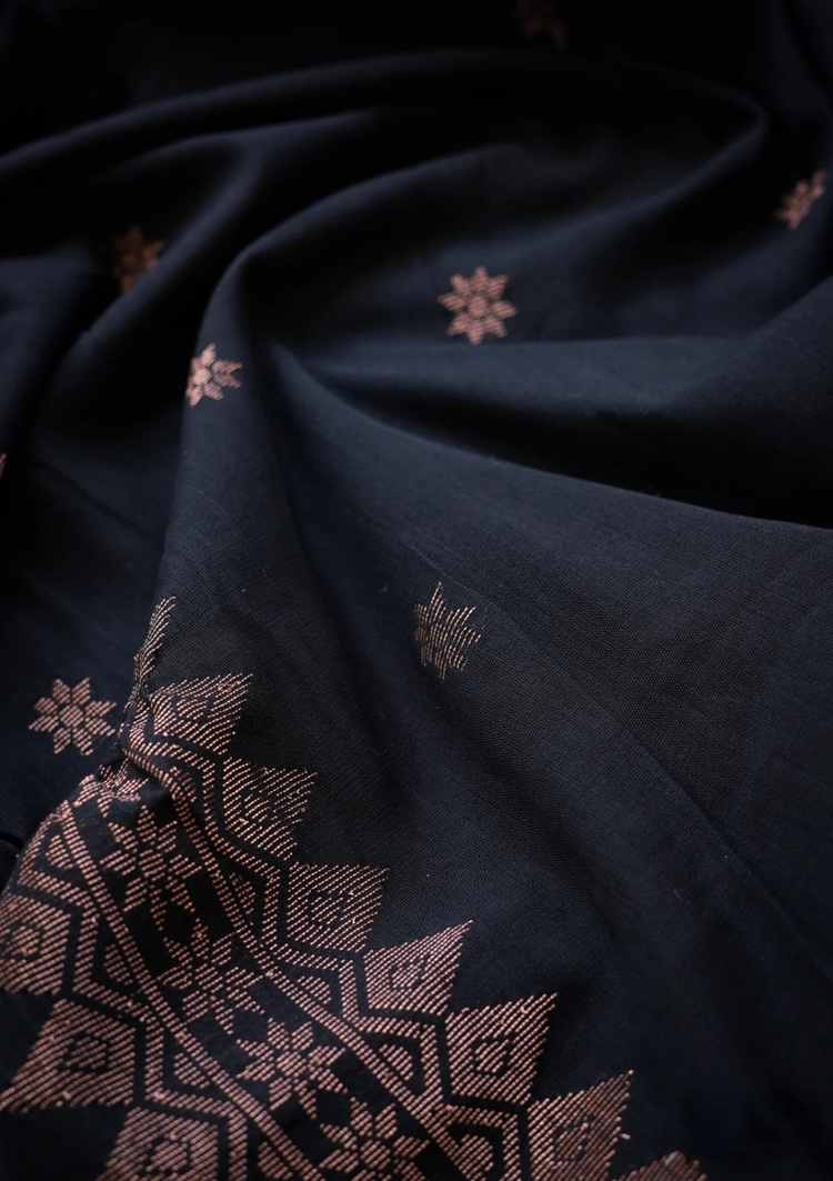 Black Silk Saree