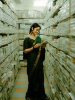 Green Jacquard Saree