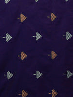 Purple Jacquard Saree