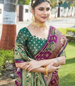 Graceful Purple Jacquard Saree
