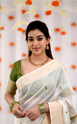 Elegant Green Jacquard Saree