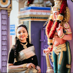 Classic Black Jacquard Saree