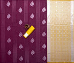 Maroon Jacquard Saree