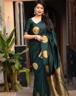 Green Jacquard Saree