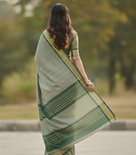 Mahendi Green Jacquard Saree