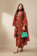 SOMIYA Women’s Pure Cotton Printed Suit Set with Dupatta