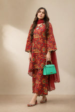 SOMIYA Women’s Pure Cotton Printed Suit Set with Dupatta