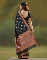 Black Jacquard Saree 