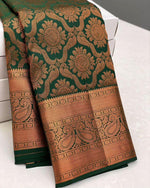 Mahendi Green Jacquard Saree