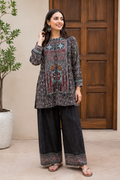 Women's Pure Natural Crape Printed Co-Ord Set