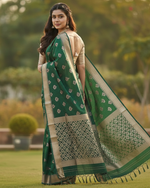 Green Jacquard Saree