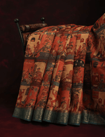Wonderful Multi Colored Cotton Linen Designer Printed Saree - Ibis Fab