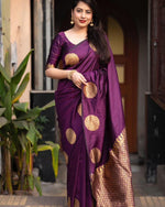 Premium Wine Jacquard Saree