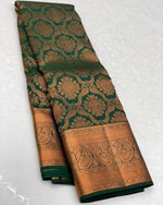 Mahendi Green Jacquard Saree