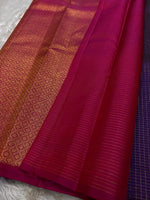 Wine Pink Jacquard Saree