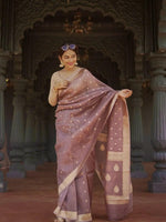 Light Purple Jacquard Saree