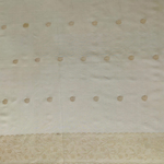 Elegant Cream Jacquard Saree for Women