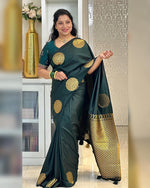 Green Jacquard Saree