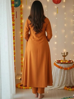 MADHAVI Pure Cotton Kurta Pant Dupatta Set for Women