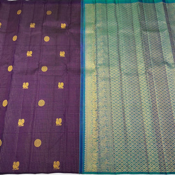 Royal Purple Jacquard Saree – Regal Festive & Wedding Wear Elegance