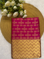 Maroon Jacquard Saree