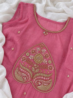 Dusty Pink Embellished Ethnic Co-Ord Set