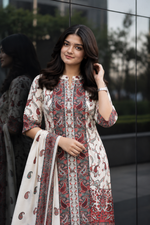 Premium Berry Silk Ready-Made Suit Set with Dupatta