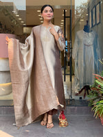 Pure Kanjivaram Glass Tissue Suit Set