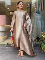 Pure Kanjivaram Glass Tissue Suit Set