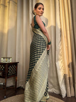 Mahendi Green Jacquard Saree