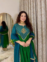 Emerald Royale Anarkali Suit Set