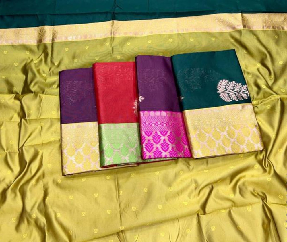 Purple Jacquard Saree