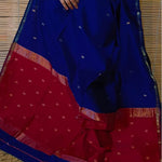 Blue Jacquard Saree