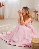 Blush Bloom Georgette Anarkali Suit Set