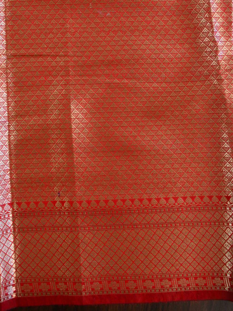Classic Red Jacquard Saree