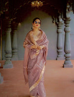 Light Purple Jacquard Saree