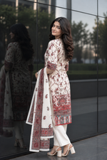 Premium Berry Silk Ready-Made Suit Set with Dupatta