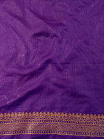 Royal Purple Jacquard Saree