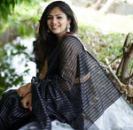 Classic Black Jacquard Saree