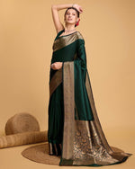 Green Jacquard Saree