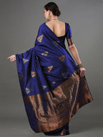 Blue Jacquard Saree