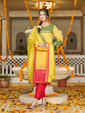 Kanchi Cotton Suit Set with Elegant Jacquard Dupatta