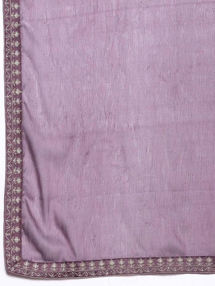 Olive Noor Chanderi Suit Set