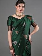 Green Jacquard Saree