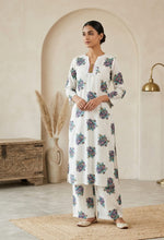 White Printed Cotton Co-ord Set