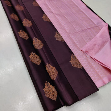 Elegant Pink Jacquard Saree – Timeless Style for Every Occasion
