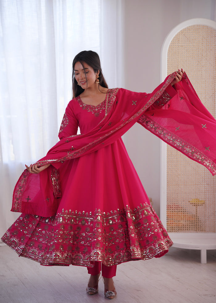 Rose Blush Roman Silk Suit Set