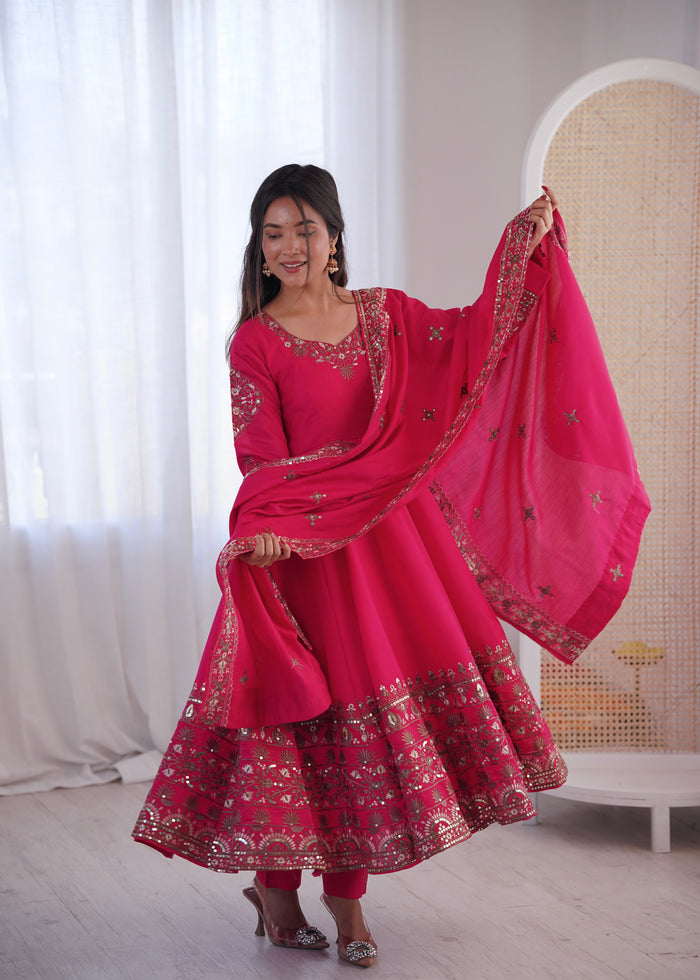 Rose Blush Roman Silk Suit Set