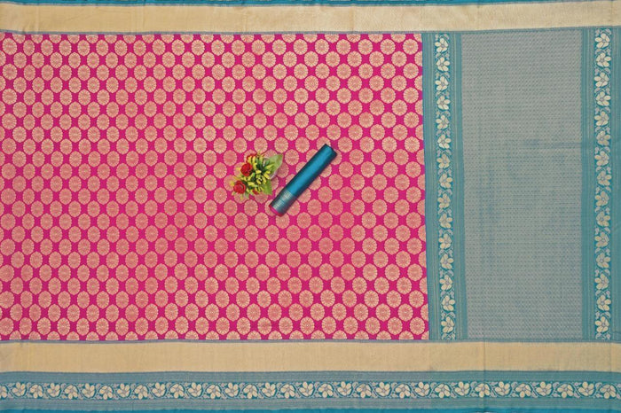 Kanjeevaram Saree with Contrast Border